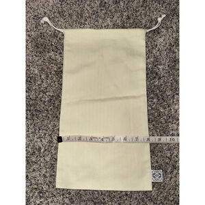 Unisex Loewe Beige & Black Logo Drawstring Dust Storage Bag One Size​